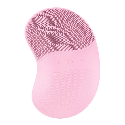 FY-300G Rechargeable Silicone Facial Cleanser Electric Facial Cleanser Mini Waterproof Ultrasonic Pore Cleaner(Pink)