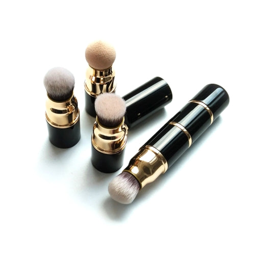 Three-In-One Makeup Brush Stitching Combination Makeup Brush Foundation Brush Loose Powder Brush Sponge Egg