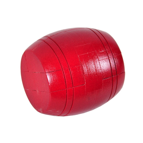 Adult Wooden Intelligence Toys Classical Toys Luban Lock, Colour: Red Barrel