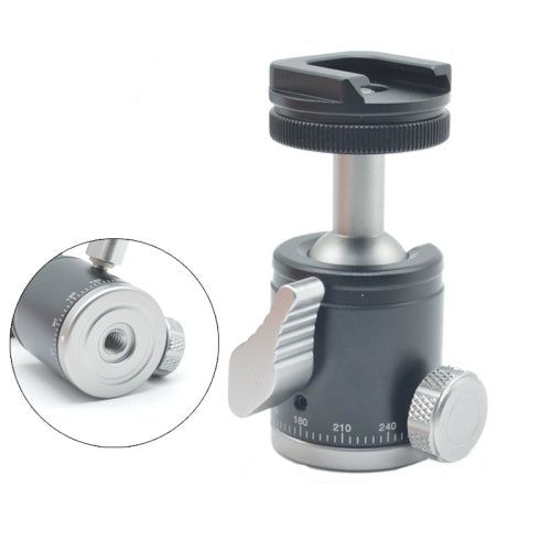 BH-902 Mini Desktop Aluminum Alloy Tripod Mini Ball Head 360 Degree Pan 90 Degree Tilt Tripod