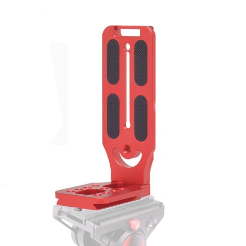 132C Red Vertical Shoot Quick Release L Plate Bracket Base Holder