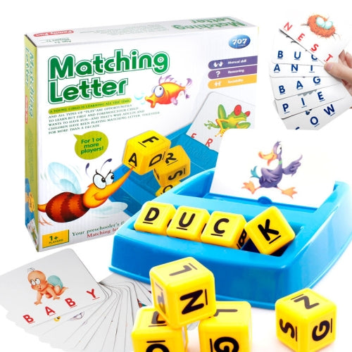 707-18 Children English Early Learning Educational Toys Board Game Matching Letter Toys