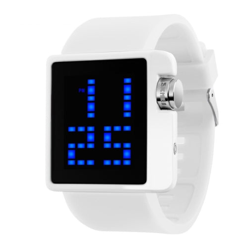 SKMEI 1145 Waterproof Watch Leisure LED Digital Watch for Women & Children(White)