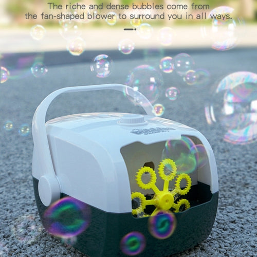 V08 Children Bubble Toy Wedding Stage One-Key Bubble Suitcase Automatic Bubble Machine(Green)