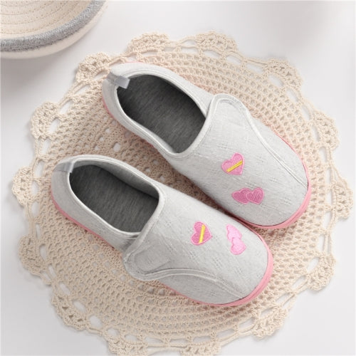 Spring And Summer Pregnant Women Small Single Shoes Confinement Shoes Pregnant Women Postpartum Home Slippers, Size: 39-40(Gray)