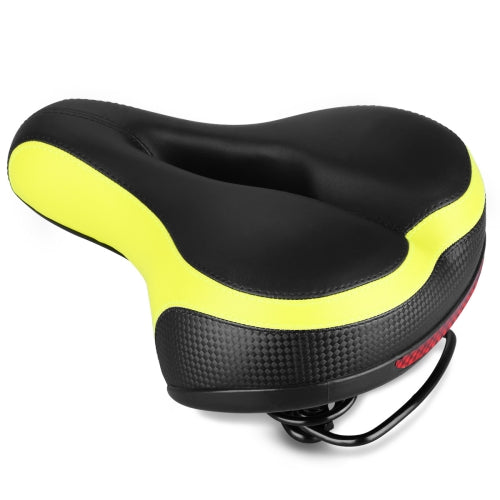 Reflective Spring Saddle Mountain Bike Seat Bicycle Seat Bicycle Seat(Black Green)