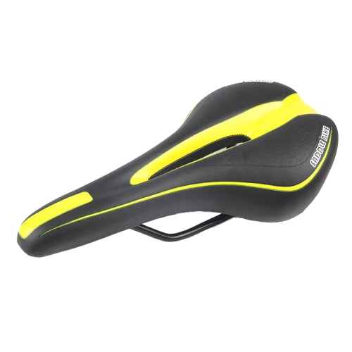 Mountain Bike Saddle Road Bike Folding Car Seat Cushion Cycling Equipment, Colour: Black Yellow(No Standard)