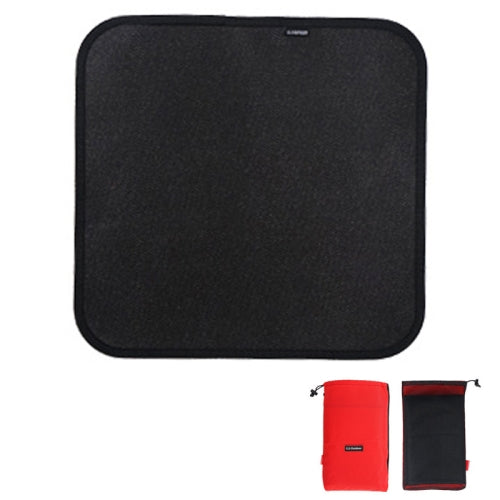 CLS Outdoor Camping Silicone Fireproof Cloth Picnic Barbecue Heat Insulation Pad, Size: S: 350x340mm