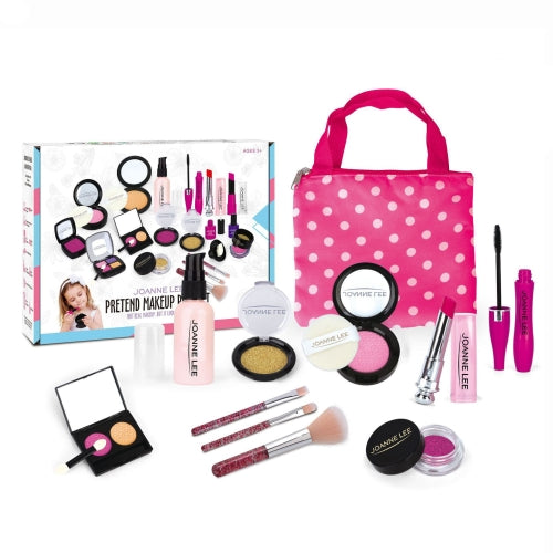 Children Cosmetics Toy Set Simulation Girl Make-up Pretend Play Toys, Style: 11 PCS / Set Polka Dot Bag