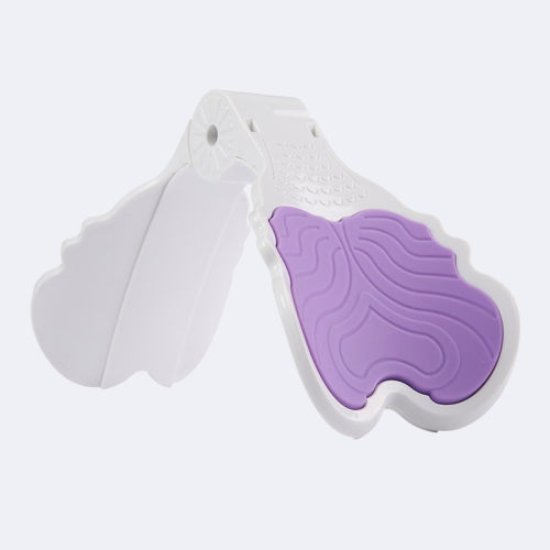 Butterfly Pattern Pelvic Muscle Trainer Home Fitness Leg Training Equipment Leg Clamp(Purple)