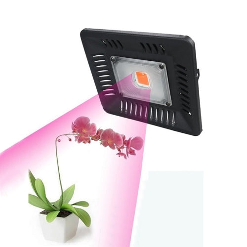 50W Ultra-Thin LED Plant Light, Full Spectrum COB Growth Light, Vegetable, Fruit & Flower Greenhouse Fill Light Without Plug