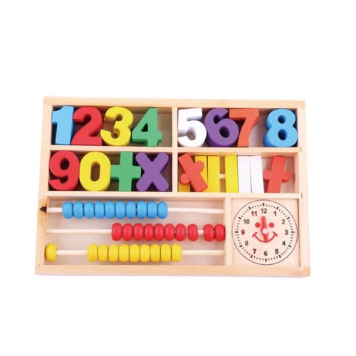 Mathematics Learning Box Childhood Early Education Teaching Aids Wooden Toy