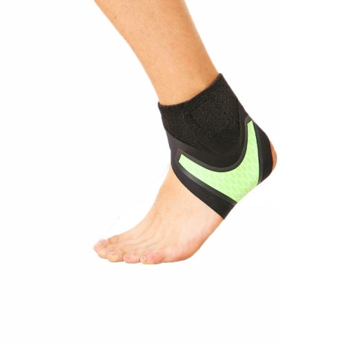 Neoprene Sports Ankle Support Ankle Compression Fixed Support Protective Strap, Specification: Left Foot (Green)