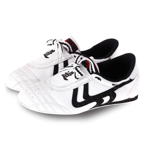 Weirui Taekwondo Shoes Men And Women Tendon Sole Training Shoes, Random Style Delivery, Size: 26(White )