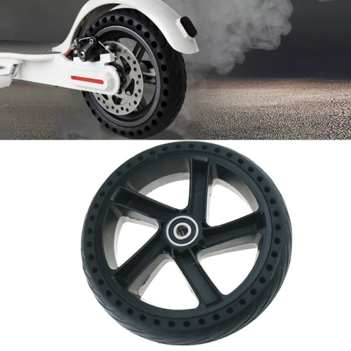 Electric Scooter Aluminum Wheel + Shock-Absorbing Rubber Honeycomb Tire Set For Ninebot ES1 / ES2 / ES3 / ES4