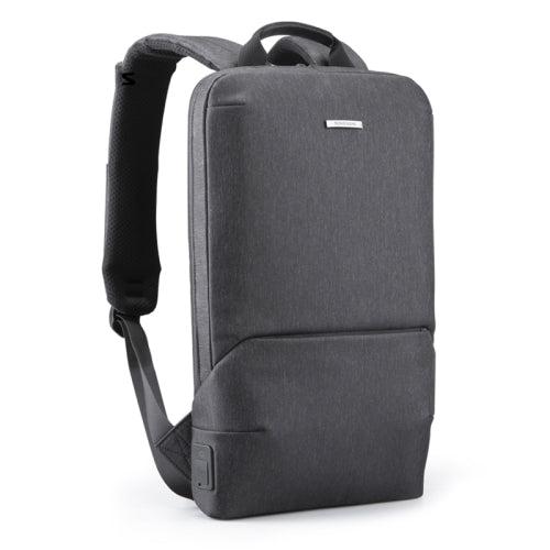 KINGSONS KS3215W Business Casual Men Shoulders Bag Water-Repellent Backpack(Dark Gray)