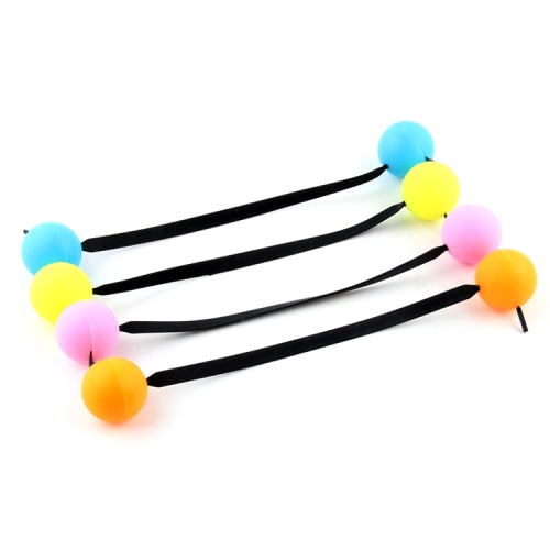 4 PCS Silicone Decompression Toy Wire-Controlled Throwing Ball With LED Light Random Colour Delivery