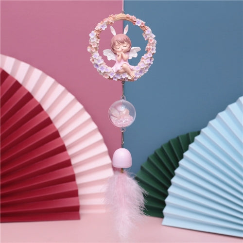 B82880 Room Decoration Atmosphere Night Light Bedside Lamp Ornaments, Colour: Pink Wind Vhimes