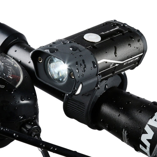 WEST BIKING YP0701181 Bicycle Headlight Mountain Bike Flashlight Strong Light Night Riding Equipment, Colour: Black