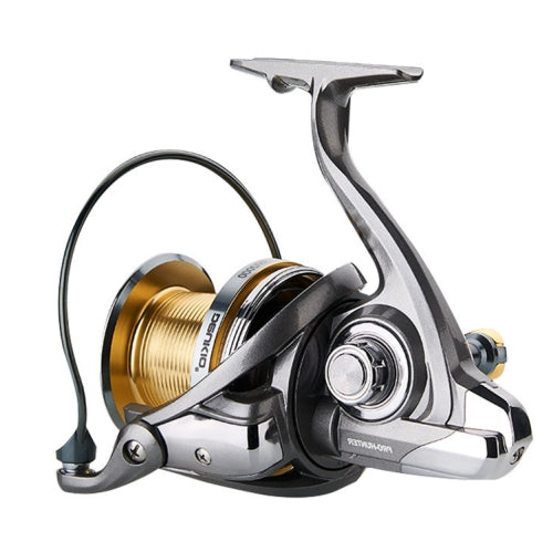 DEUKIO Spinning Reel Gear Ratio 4.7:1 Reels Carp Saltwater Reel Metal Spool Spinning Wheel, Specification: SH10000