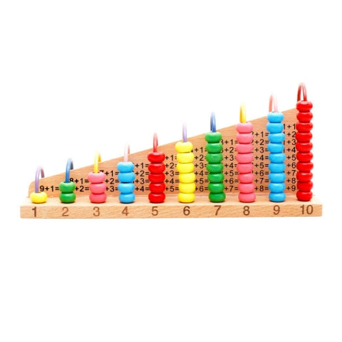 Wooden Children Bead Calculation Frame Multi-Function Early Education Teaching Aids Mathematical Addition And Subtraction Learning Toys