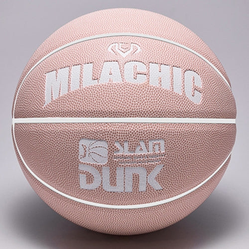 MILACHIC Women Outdoor Wear-Resistant Competition Training Basketball, Specificationr: Number 7 (Cherry Pink)