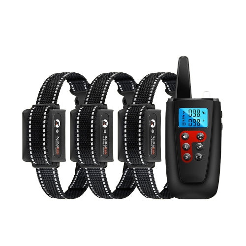 PaiPaitek PD526-3 Anti-Barking Device Dog Electric Shock Collar Training Dog Remote Control Pet Training Equipment