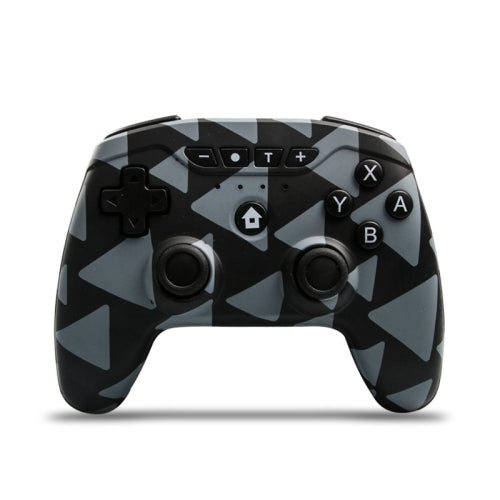 Wireless 6-Axis Gamepad Bluetooth Dual Vibration Controller For Switch Pro, Product color: Black Camouflage + Black Button