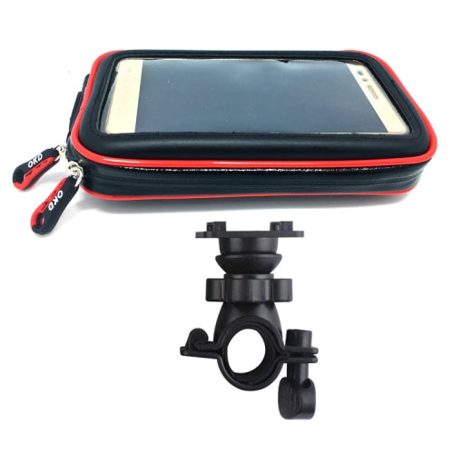 OKD Touch Screen Motorcycle Bicycle Bag Waterproof Mobile Phone Bracket Bag L(Upgrade)