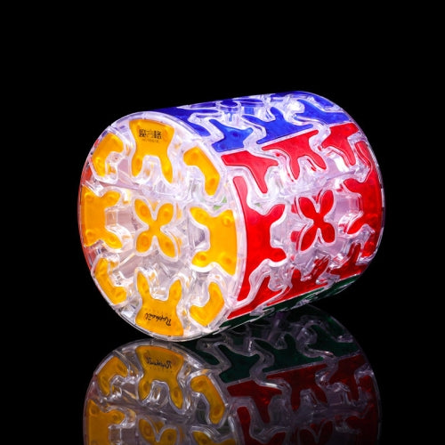 Transparent Gear Series Third-Order Rubik Cube Transparent Gear Cylindrical