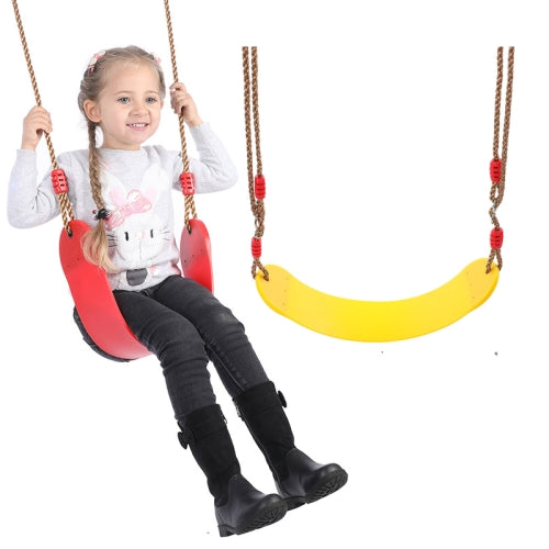 Indoor And Outdoor Sports Children Swing EVA Soft Board Swing,Random Color Delivery