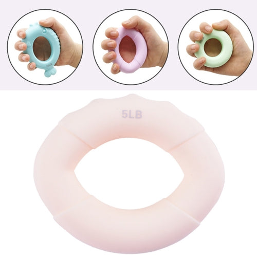 3 PCS Children Grip Ring Finger Strength Training Finger Power Device, Specification: 5LB (Finite Orange Pink)