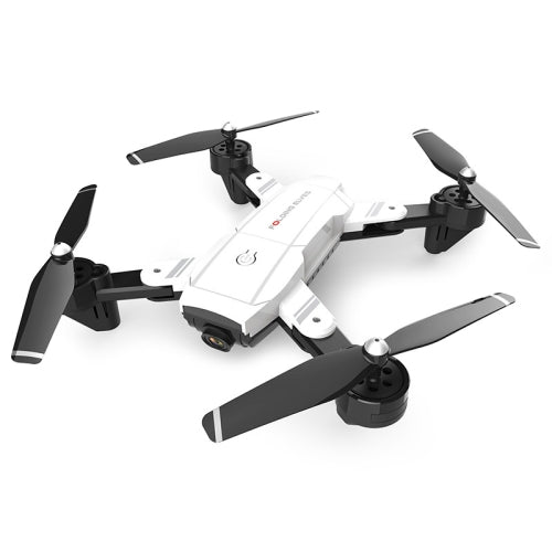 OSHIONO Folding UAV HD Aerial 4K Long Endurance Gesture Four-Axis Remote Control Aircraft, Colour: White 720P