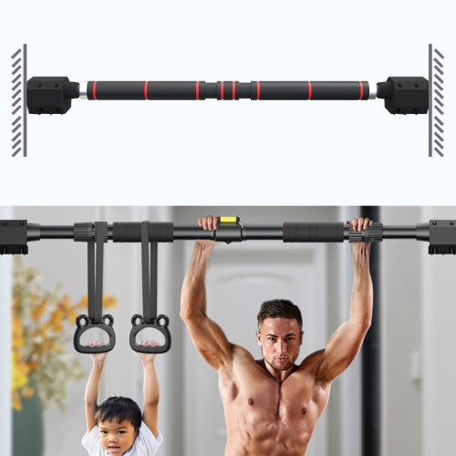 Pull-Ups Indoor Horizontal Bar Free Perforation Spine Correction Fitness Equipment, Specification: Ordinary Version 88-120cm