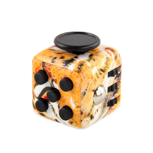 3 PCS Cube Decompression Toys For Adults & Children Unlimited Dice Vent Toys, Colour: Leopard