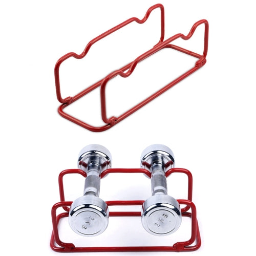 Gym Vertical Dumbbell Rack Dumbbell Holder, Specification: Small (Red)