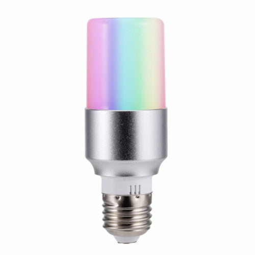 WIFI Smart Cylindrical Light Bulb App Control Color Changing Atmosphere Bulb Lamp Smart Home Voice LED Light, Model:6500K+RGBW E27