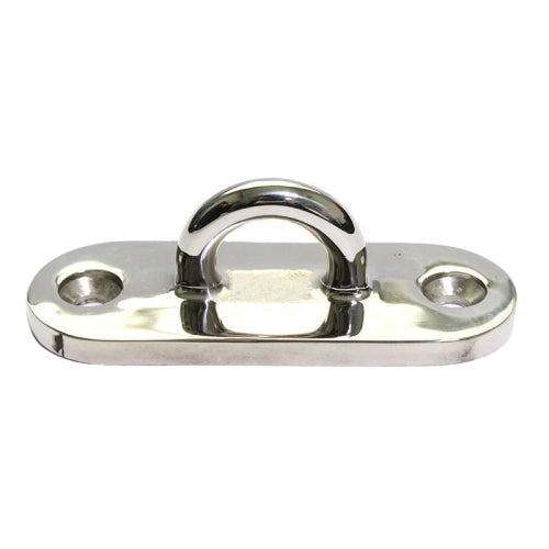 316 Stainless Steel Oval Boat Plate Seat Hand Rowing Boat Fixed Seat Accessories, Specification: 100mm