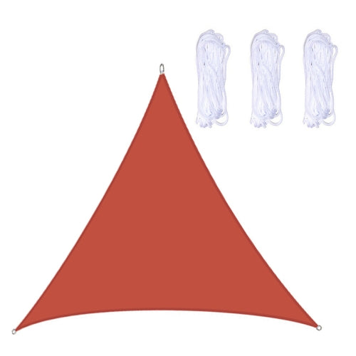 Triangle Outdoor Garden Sunshade Sail Waterproof Anti-UV Canopy, Size: 2m x 2m x 2m(Red)