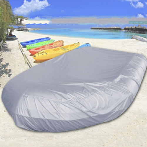 Waterproof Dust-Proof And UV-Proof Inflatable Rubber Boat Protective Cover Kayak Cover, Size: 470x94x46cm(Grey)