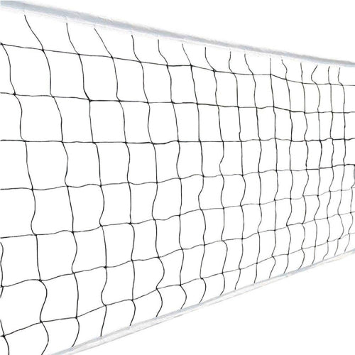 Polyethylene Knotted Four Wraped Sides Beach Volleyball Net For Competition / Training