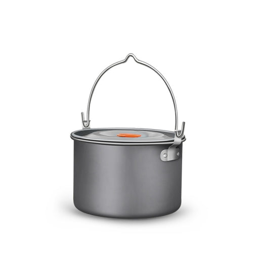 Hewolf HW-1829 Outdoor Picnic Pot Cooker Set Camping Portable Hanging Pot, Spec: 4L Cooking Pot