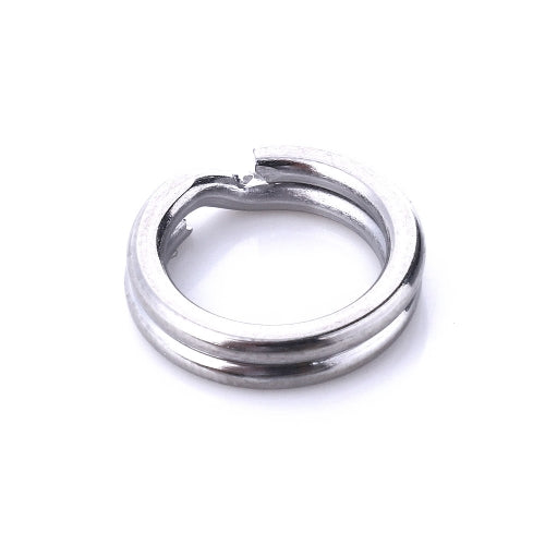 4 Bags 6mm HENGJIA SS010 Stainless Steel Flat Ring Fishing Space Fittings