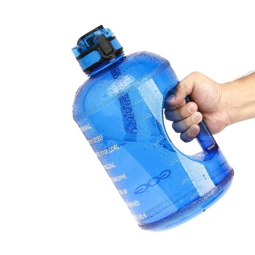 TT-T585 1 Gallon / 3.78L Sports Kettle Large Capacity Gradient Color Plastic Space Bottle, Colour: Blue