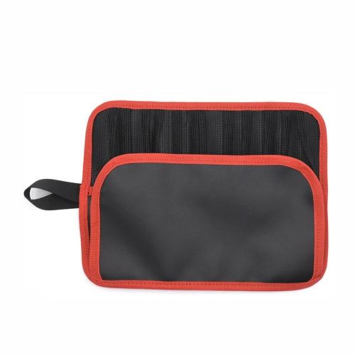 Road Sub-Bait Tool Bag Fishing Accessories Portable Storage Bag Waterproof Foldable Lead Fish Bag(Red Black)