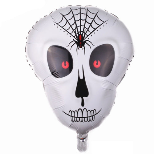 5 PCS Halloween Aluminum Film Balloon Party Decoration,Style: Skull Head