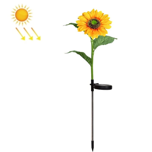 Solar Sunflower Decoration Light LED Garden Lawn Landscape Light, Specification: Single Head