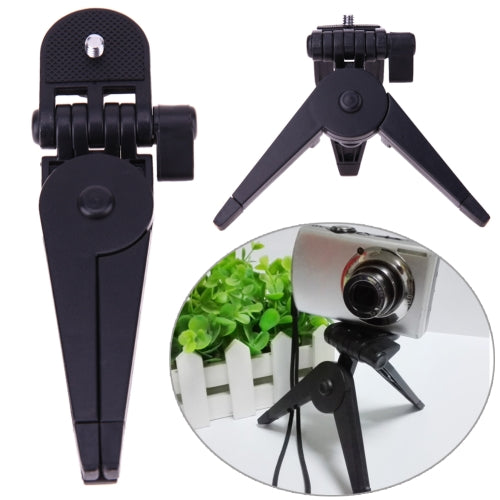 Portable Mini Tripod Rotation Desktop Handle Stabilizer Folding Tripod Stand for Mobile phone Camera