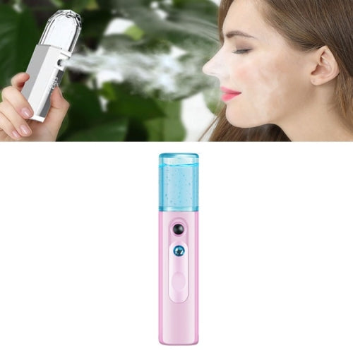 L1918 Nano Spray Water Hydration Instrument Alcohol Disinfection Sprayer Cold Humidifier Steam Face Instrument(Pink)