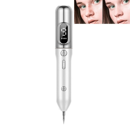 Electronic Spot Mole Pen Sweeping Pen Home Laser Beauty Instrument(Silver)